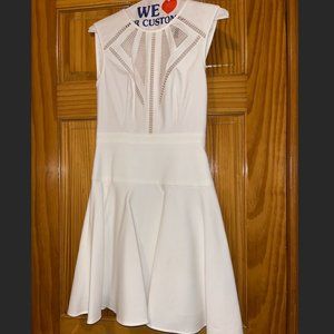 BCBGMAXAZRIA White Party Dress Size 0 WORN ONCE!